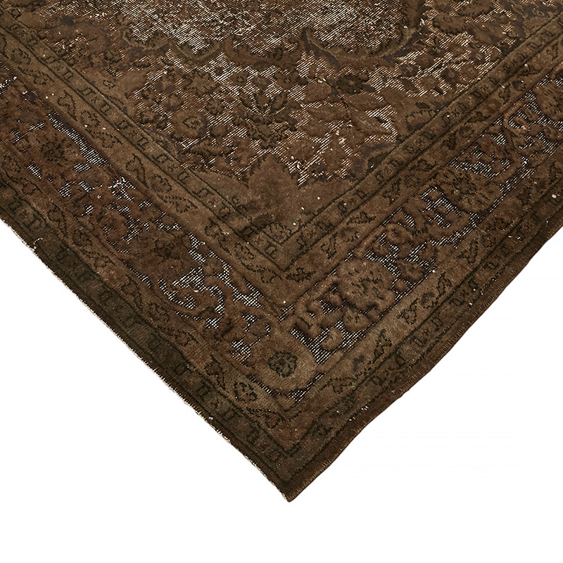 Hand Carved Over-Dyed Rug - 7' 2" x 10' 5" (86" x 125") - K0080739