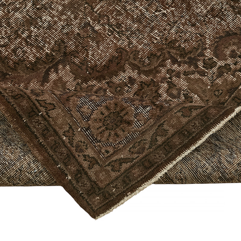 Hand Carved Over-Dyed Rug - 7' 2" x 10' 5" (86" x 125") - K0080739