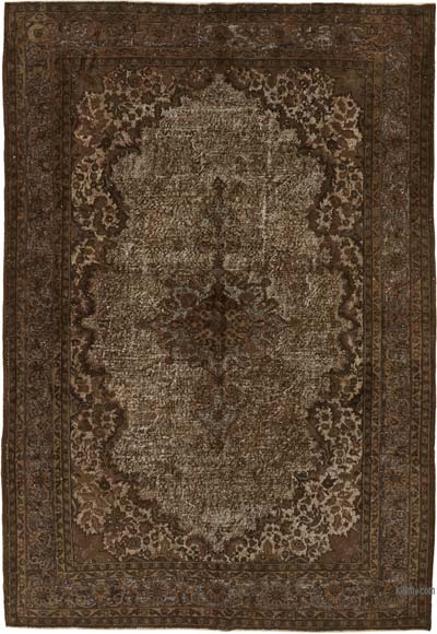 El Oyması Boyalı Halı - 218 cm x 317 cm