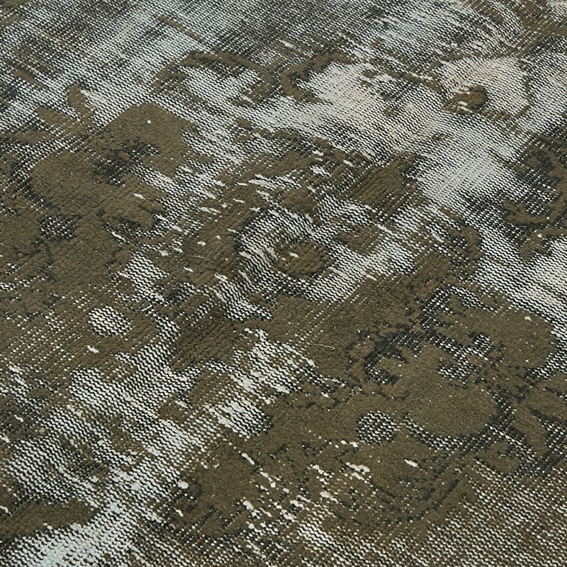 Hand Carved Over-Dyed Rug - 4' 8" x 7' 5" (56" x 89") - K0080742