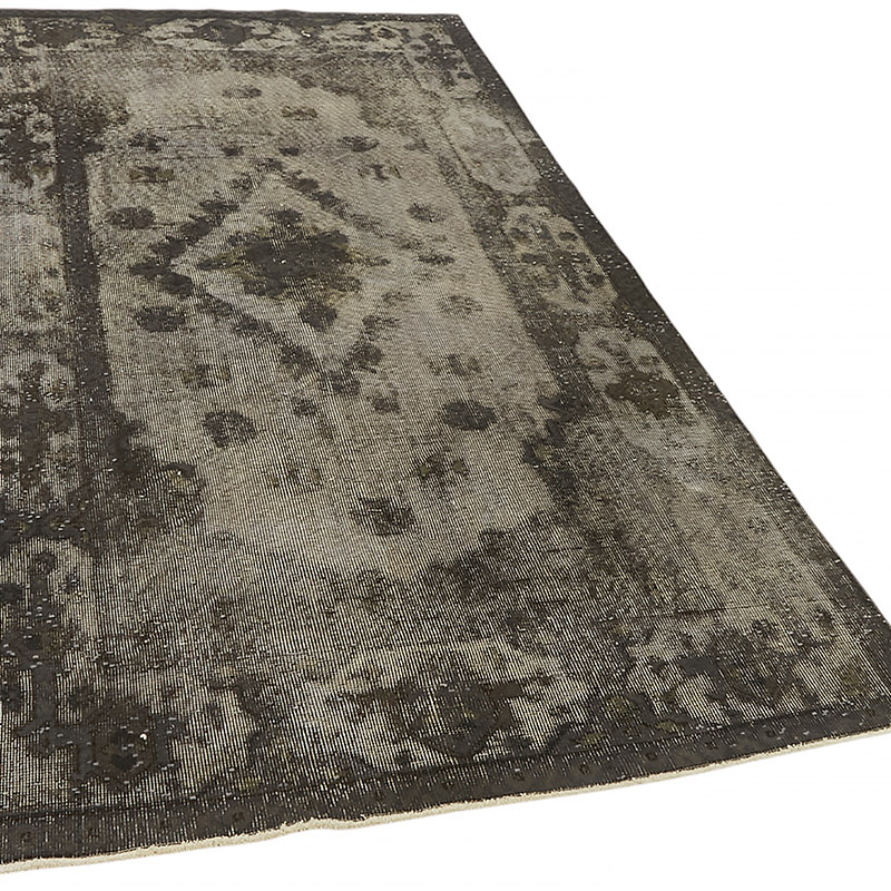 Hand Carved Over-Dyed Rug - 4' 1" x 7' 11" (49" x 95") - K0080744