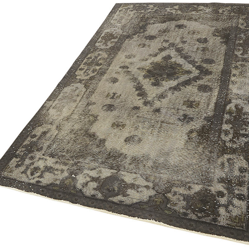 Hand Carved Over-Dyed Rug - 4' 1" x 7' 11" (49" x 95") - K0080744