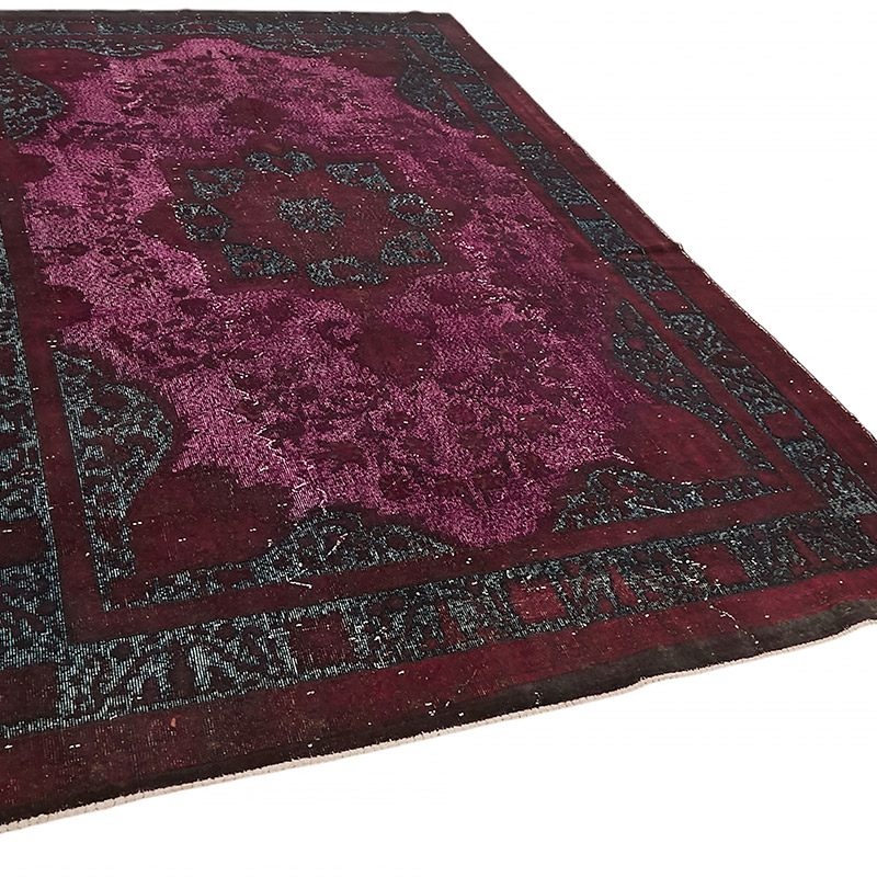 Alfombra Tallada a Mano Sobre Teñida - 212 cm x 354 cm - K0080746
