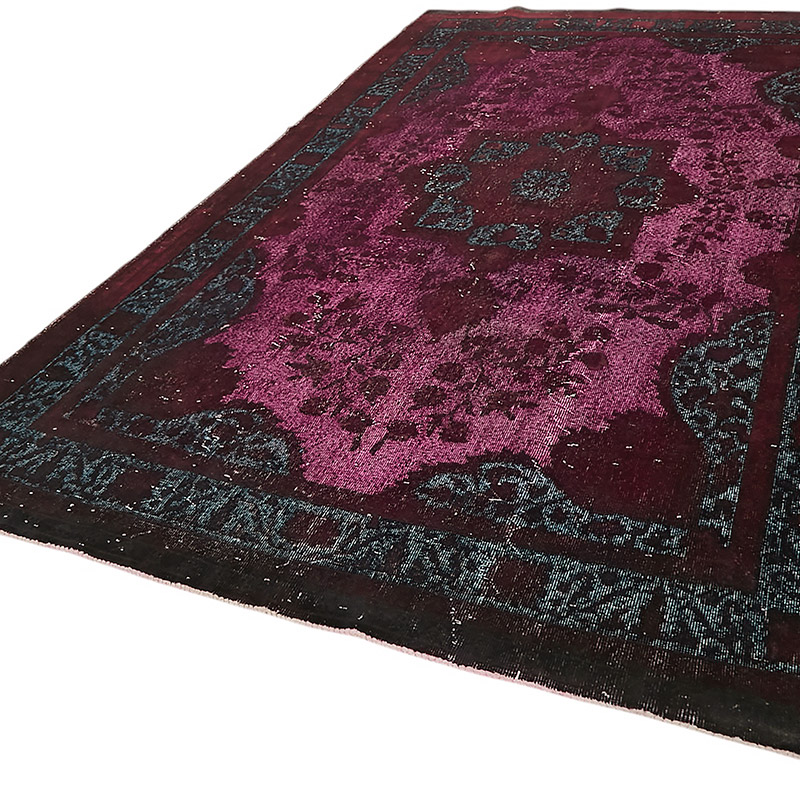 Alfombra Tallada a Mano Sobre Teñida - 212 cm x 354 cm - K0080746