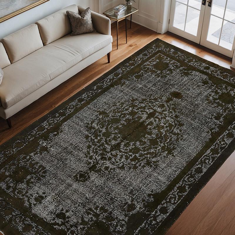 El Oyması Boyalı Halı - 213 cm x 345 cm - K0080747