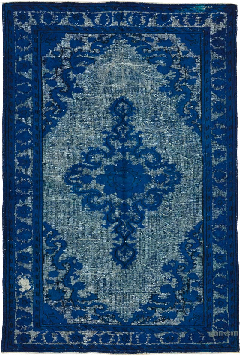 Alfombra Tallada a Mano Sobre Teñida - 218 cm x 322 cm - K0080749