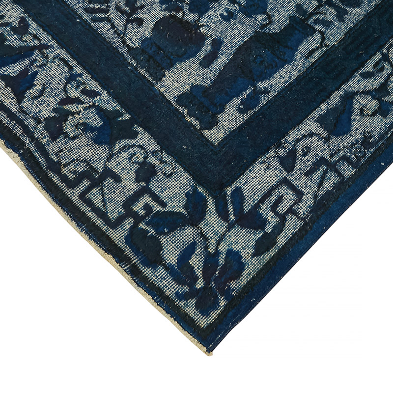 Hand Carved Over-Dyed Rug - 6' 10" x 10' 8" (82" x 128") - K0080750