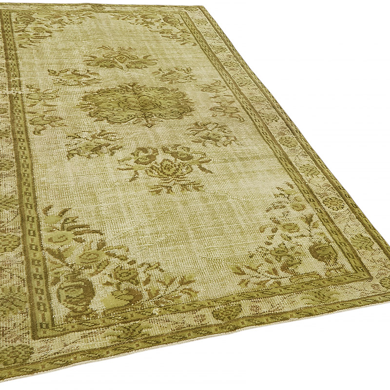 Hand Carved Over-Dyed Rug - 5' 3" x 8' 11" (63" x 107") - K0080751