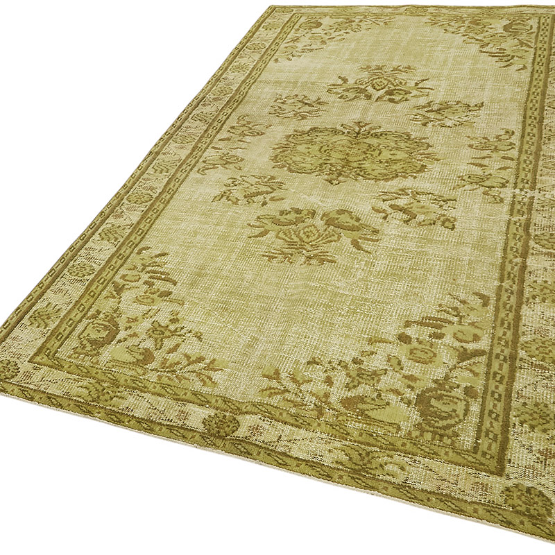 Hand Carved Over-Dyed Rug - 5' 3" x 8' 11" (63" x 107") - K0080751