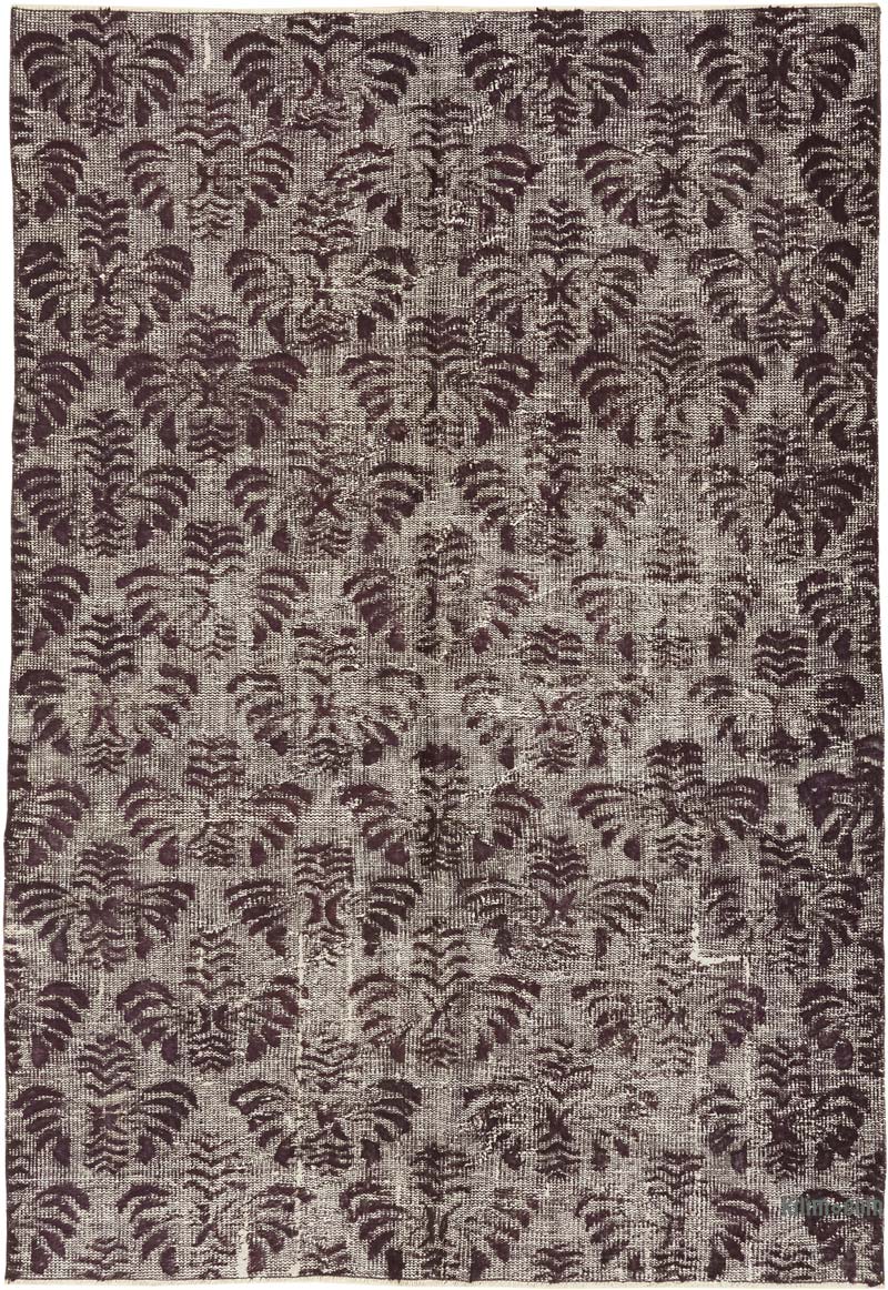 Alfombra Tallada a Mano Sobre Teñida - 166 cm x 240 cm - K0080753