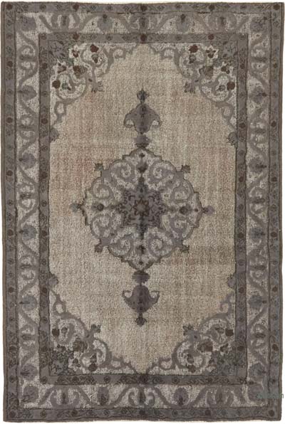 El Oyması Boyalı Halı - 174 cm x 261 cm