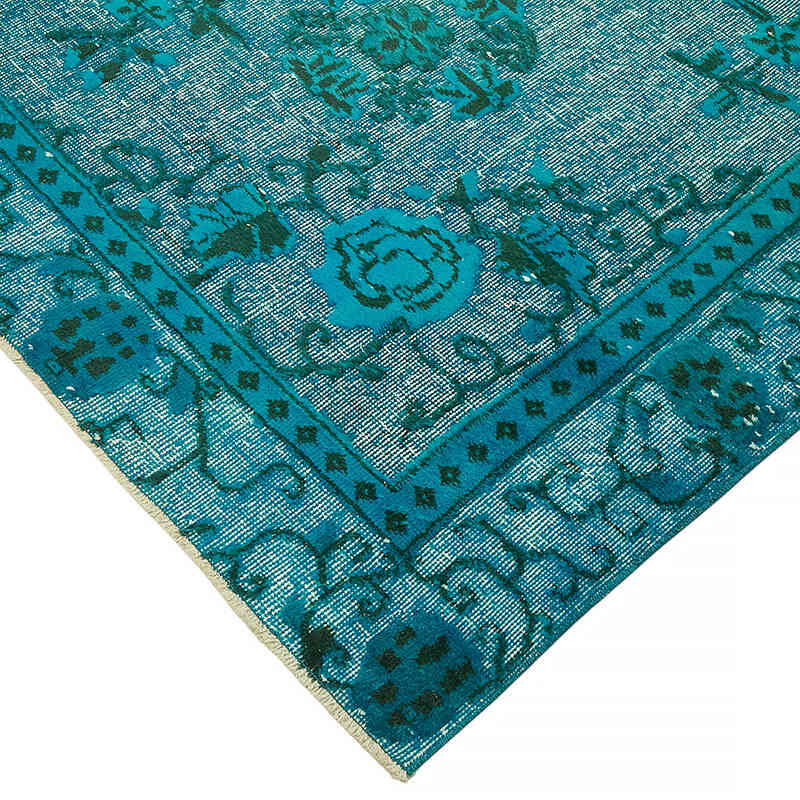 Hand Carved Over-Dyed Rug - 6' 7" x 9' 11" (79" x 119") - K0080760