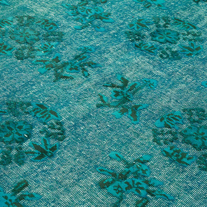 Hand Carved Over-Dyed Rug - 6' 7" x 9' 11" (79" x 119") - K0080760