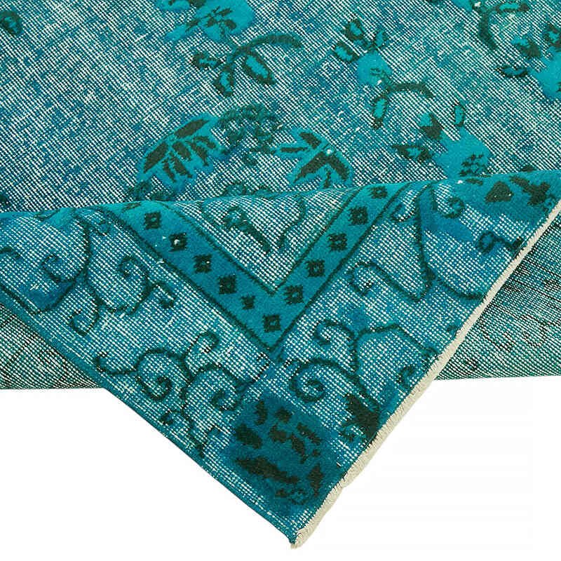 Hand Carved Over-Dyed Rug - 6' 7" x 9' 11" (79" x 119") - K0080760