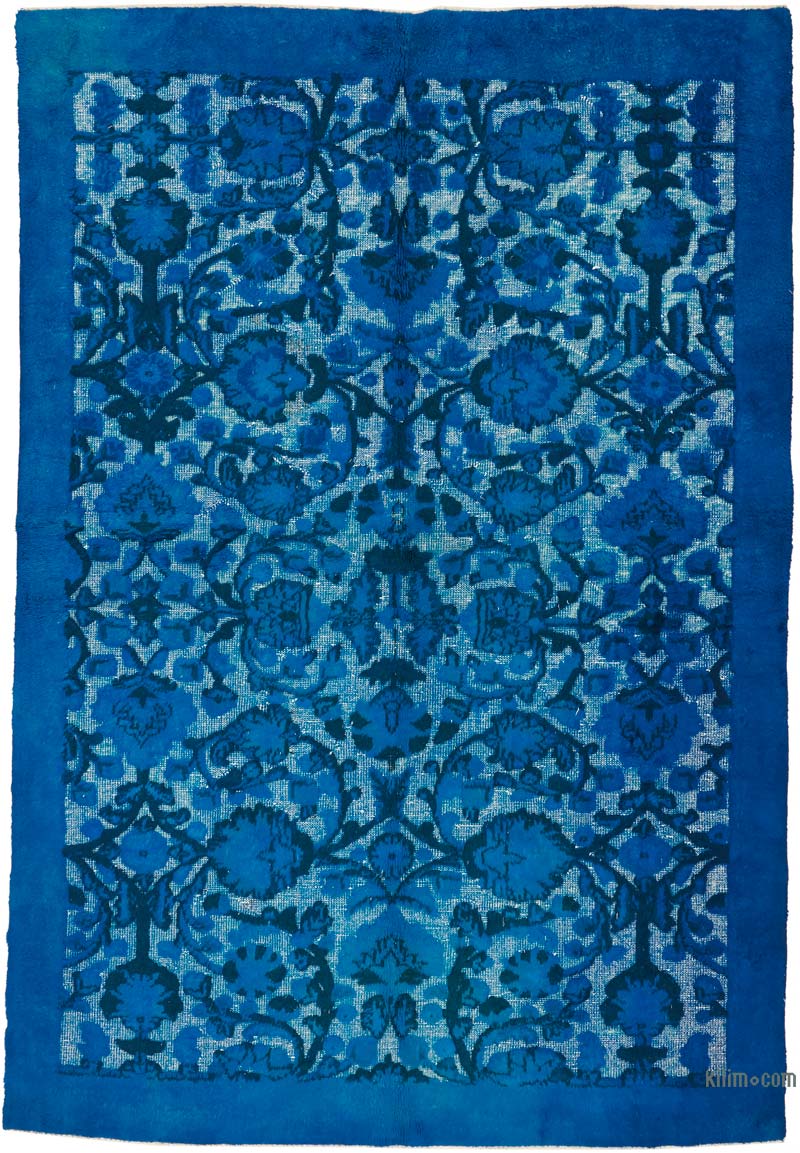 Alfombra Tallada a Mano Sobre Teñida - 197 cm x 290 cm - K0080761