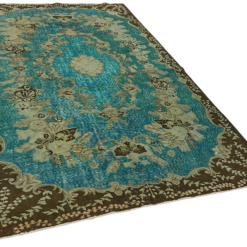 Hand Carved Over-Dyed Rug - 5' 10" x 9' 7" (70" x 115") - K0080763