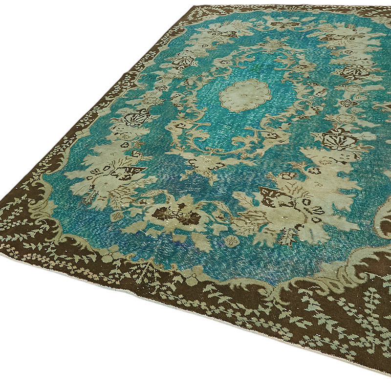 Hand Carved Over-Dyed Rug - 5' 10" x 9' 7" (70" x 115") - K0080763