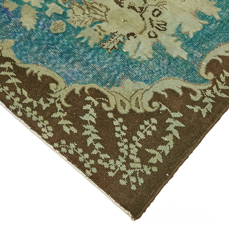 Hand Carved Over-Dyed Rug - 5' 10" x 9' 7" (70" x 115") - K0080763