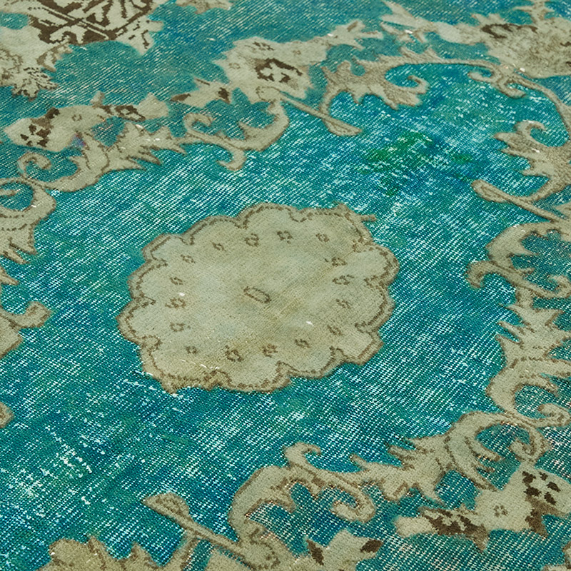 Hand Carved Over-Dyed Rug - 5' 10" x 9' 7" (70" x 115") - K0080763