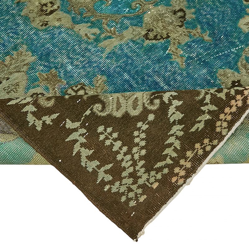 Hand Carved Over-Dyed Rug - 5' 10" x 9' 7" (70" x 115") - K0080763