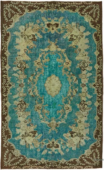 El Oyması Boyalı Halı - 178 cm x 293 cm