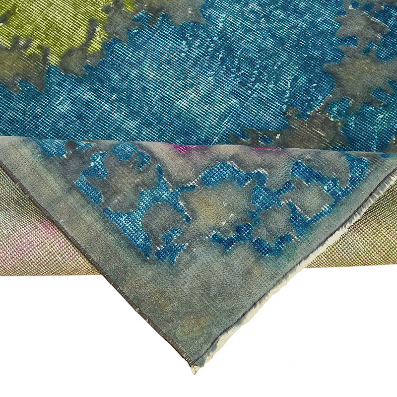 Hand Carved Over-Dyed Rug - 4' 11" x 8' 1" (59" x 97") - K0080765