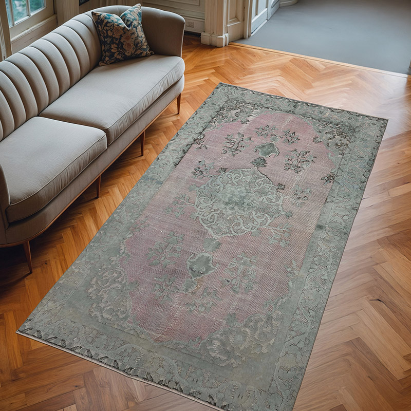 El Oyması Boyalı Halı - 160 cm x 297 cm - K0080768