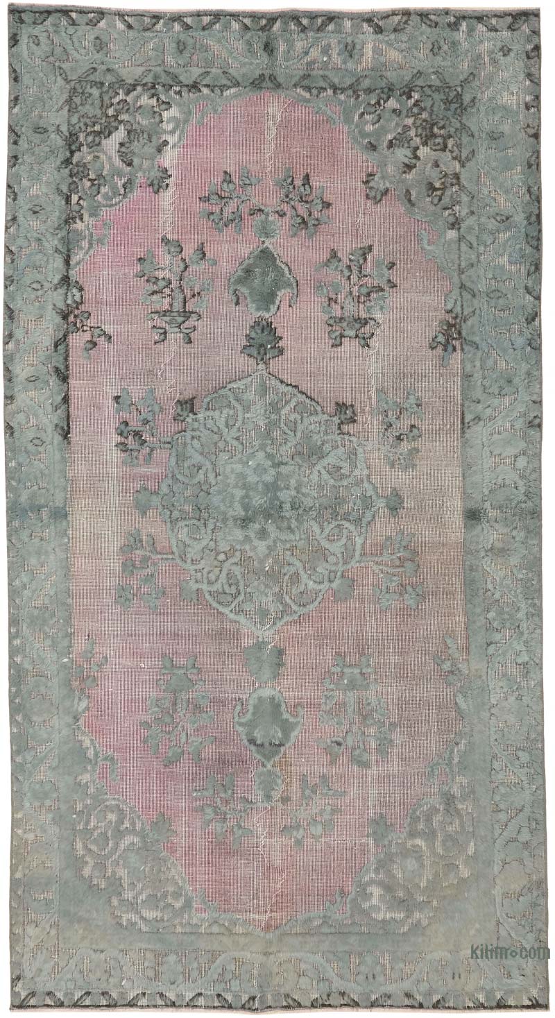 El Oyması Boyalı Halı - 160 cm x 297 cm - K0080768