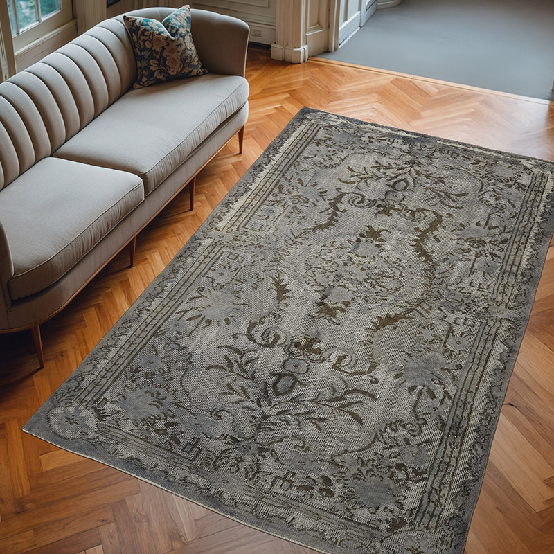 El Oyması Boyalı Halı - 183 cm x 283 cm - K0080771