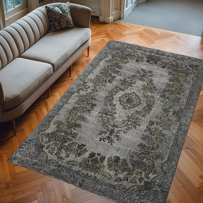 El Oyması Boyalı Halı - 178 cm x 285 cm - K0080772