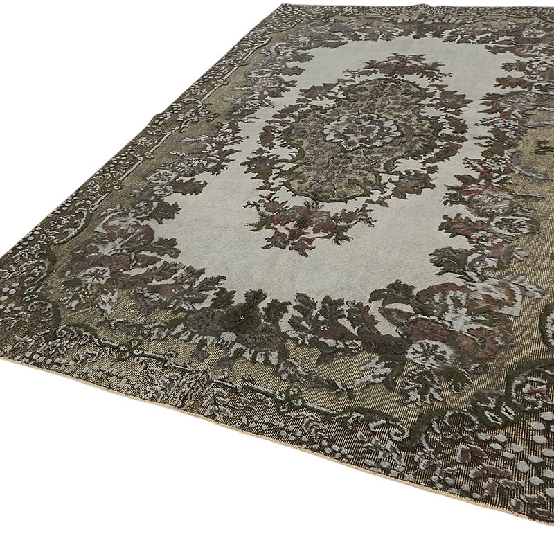 El Oyması Boyalı Halı - 203 cm x 313 cm - K0080773