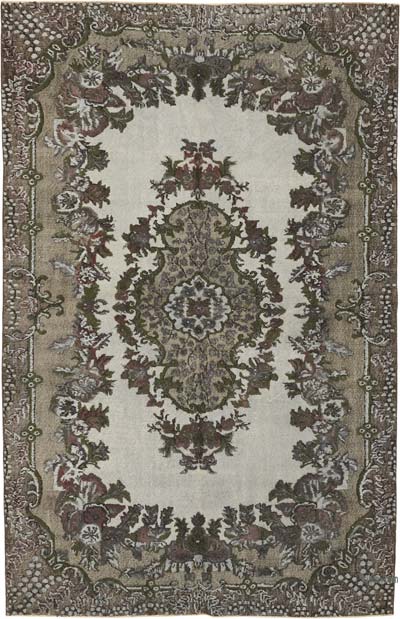 El Oyması Boyalı Halı - 203 cm x 313 cm