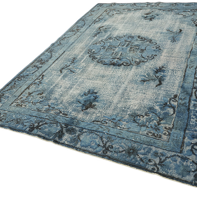 Alfombra Tallada a Mano Sobre Teñida - 213 cm x 305 cm - K0080774