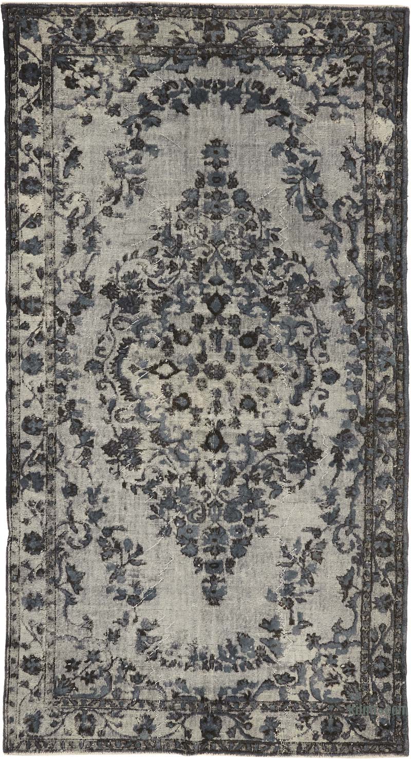 Hand Carved Over-Dyed Rug - 5' 8" x 10' 6" (68" x 126") - K0080776