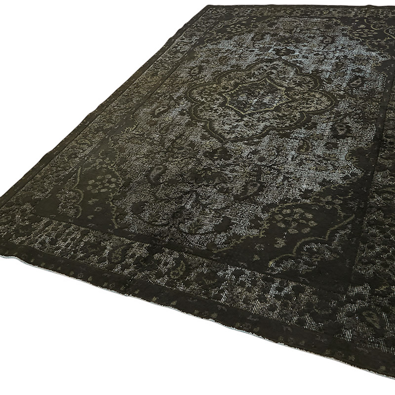 Hand Carved Over-Dyed Rug - 6' 5" x 10' 4" (77" x 124") - K0080777