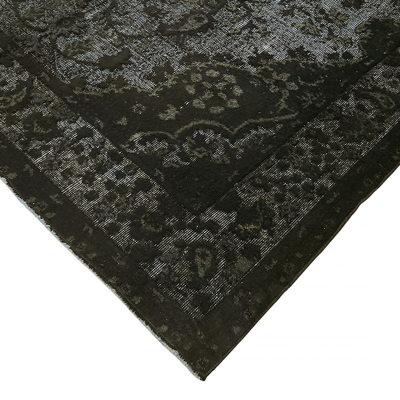 Hand Carved Over-Dyed Rug - 6' 5" x 10' 4" (77" x 124") - K0080777