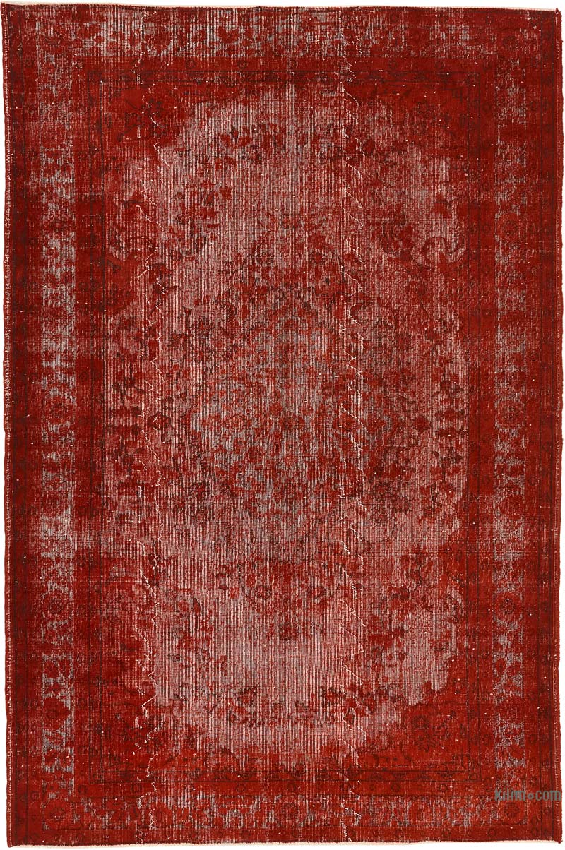 Alfombra Tallada a Mano Sobre Teñida - 195 cm x 291 cm - K0080778