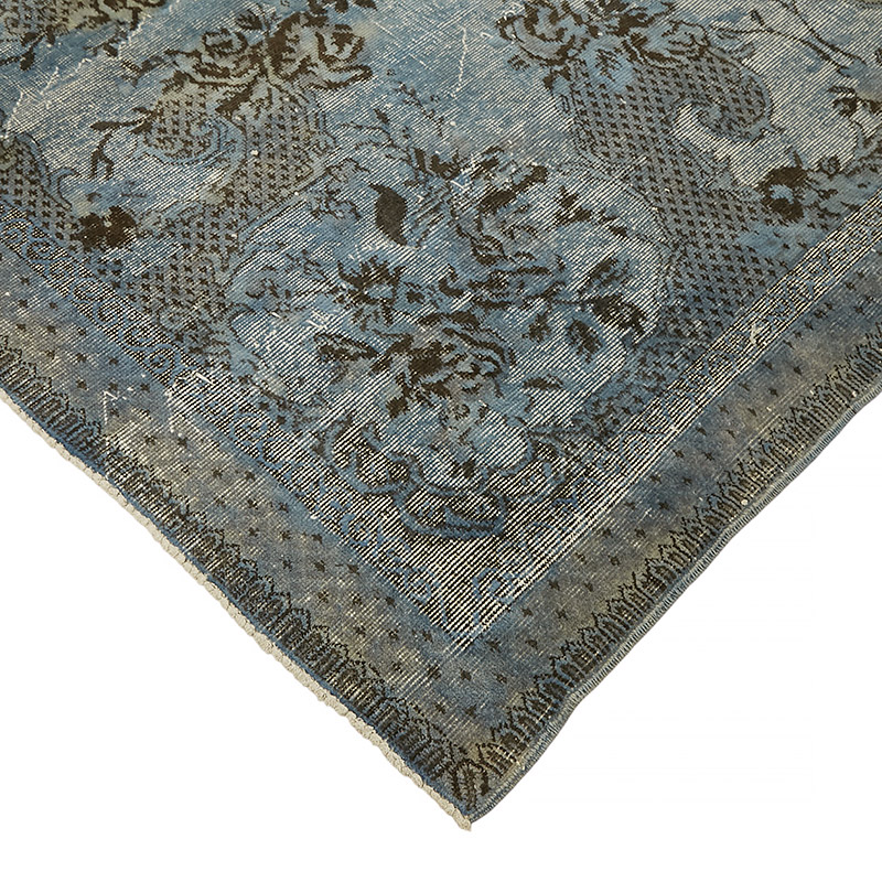 Hand Carved Over-Dyed Rug - 6' 5" x 9' 5" (77" x 113") - K0080780