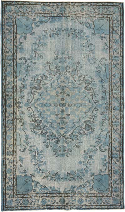 Hand Carved Over-Dyed Rug - 6'  x 10'  (72" x 120")