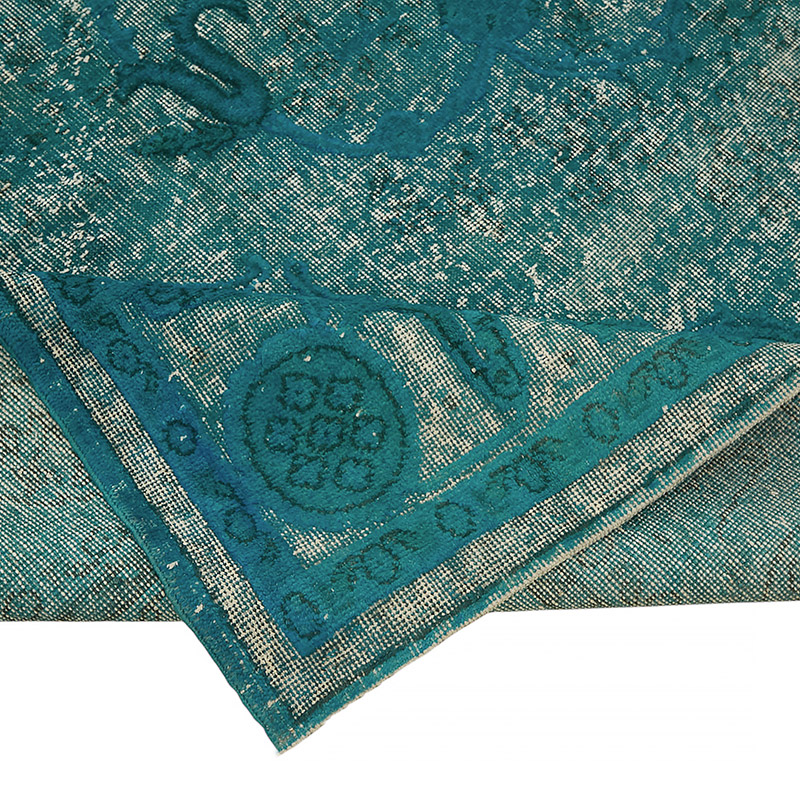 Hand Carved Over-Dyed Rug - 7' 4" x 11' 9" (88" x 141") - K0080785