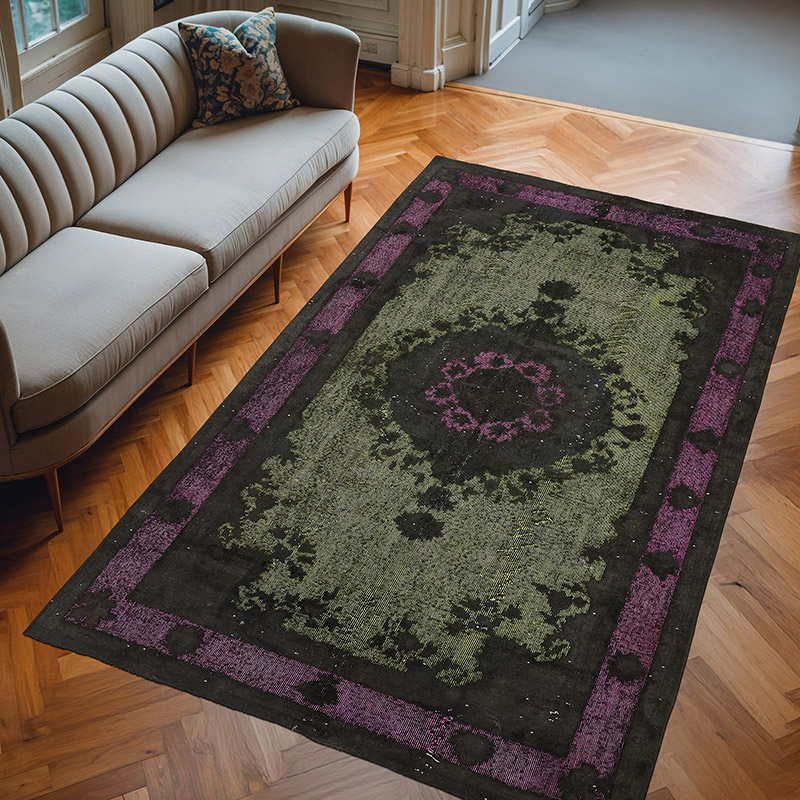 El Oyması Boyalı Halı - 168 cm x 282 cm - K0080790