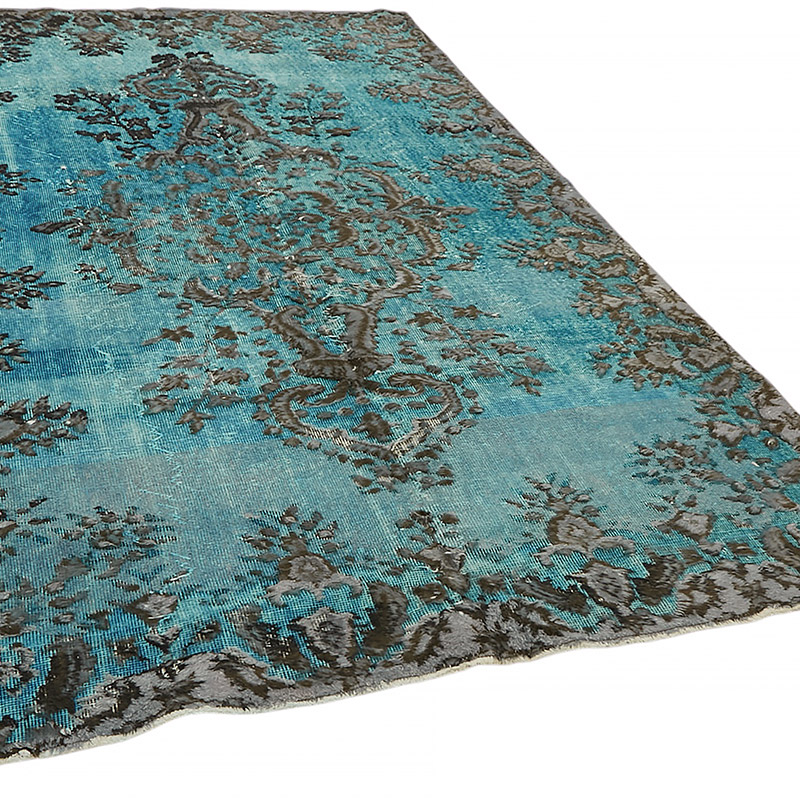 Hand Carved Over-Dyed Rug - 5' 11" x 9' 5" (71" x 113") - K0080791