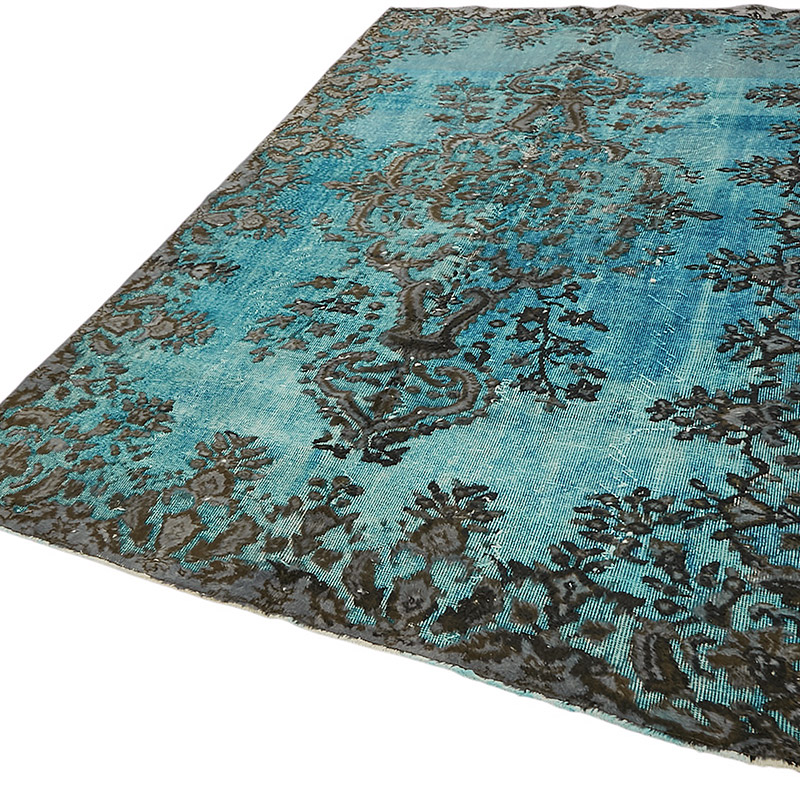 Hand Carved Over-Dyed Rug - 5' 11" x 9' 5" (71" x 113") - K0080791