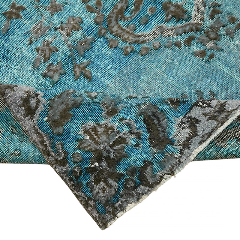 Hand Carved Over-Dyed Rug - 5' 11" x 9' 5" (71" x 113") - K0080791