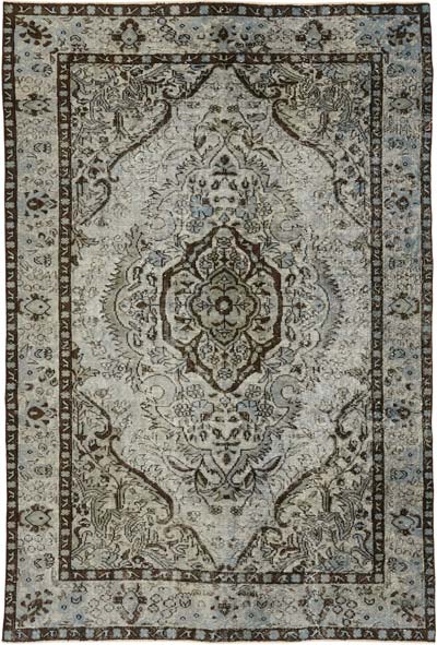 Hand Carved Over-Dyed Rug - 5' 11" x 8' 10" (71" x 106")