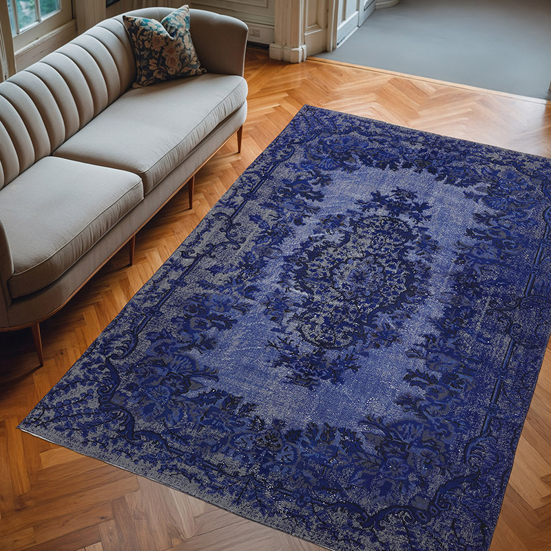 El Oyması Boyalı Halı - 201 cm x 293 cm - K0080799