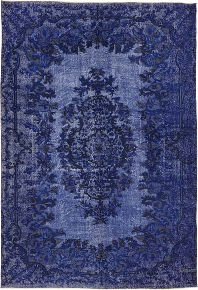 El Oyması Boyalı Halı - 201 cm x 293 cm