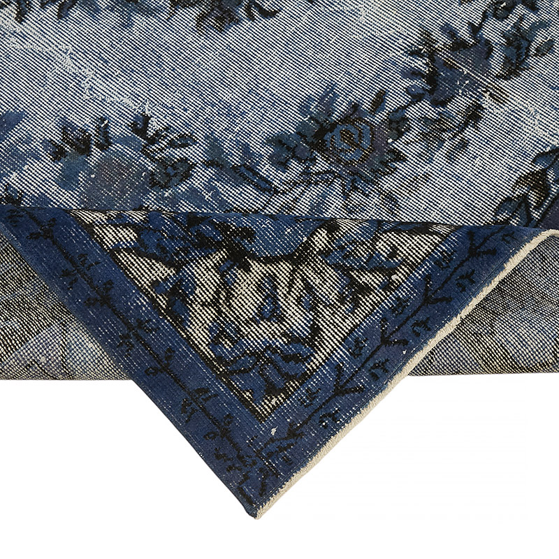 Hand Carved Over-Dyed Rug - 6' 2" x 10' 2" (74" x 122") - K0080805