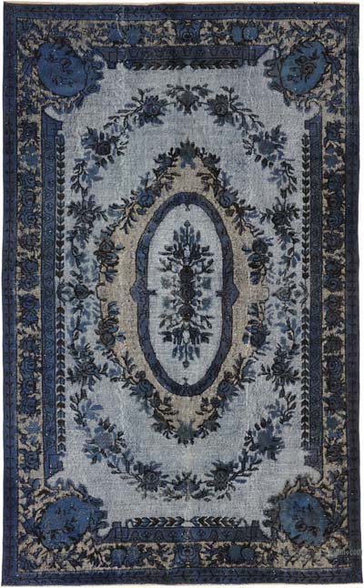 El Oyması Boyalı Halı - 187 cm x 310 cm