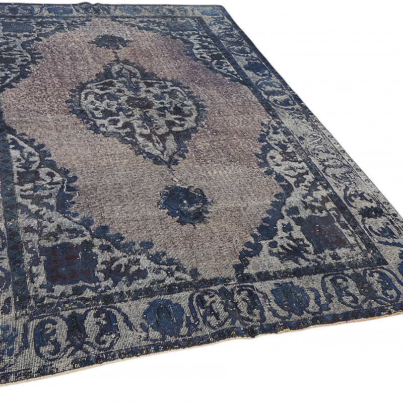 Alfombra Tallada a Mano Sobre Teñida - 176 cm x 276 cm - K0080806